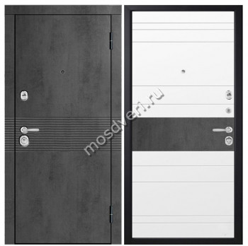 Белая входная дверь в квартиру BVD-10 - купить от производителя Мосдвери Белая входная дверь в квартиру BVD-10