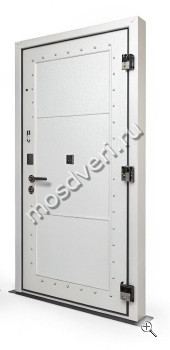 Трехконтурная входная дверь в квартиру TVK-03 - купить от производителя Мосдвери Трехконтурная входная дверь в квартиру TVK-03